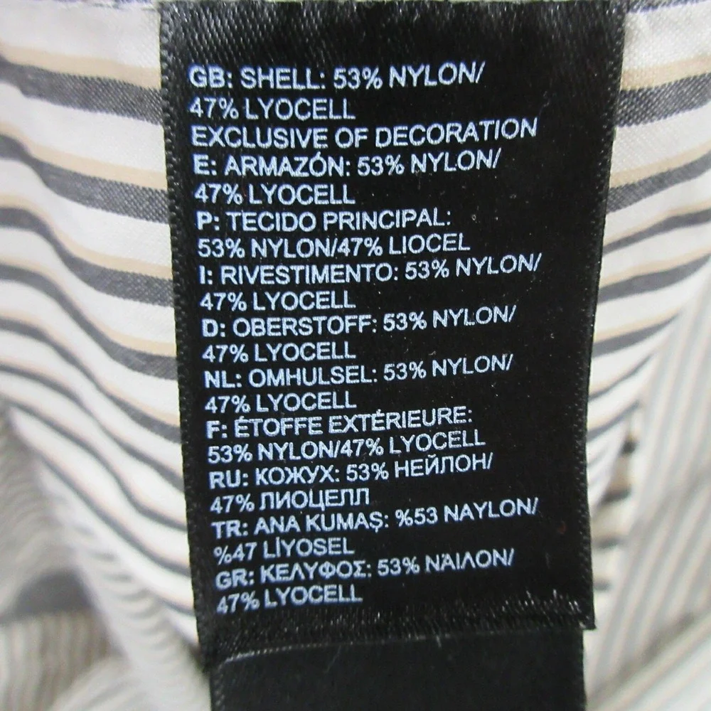 The North Face Mens Shirt Size 2XL Collared Striped Front Pockets Short Sleeve